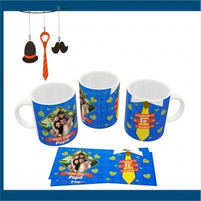 Caneca Dia do Pai Personalizada com Foto