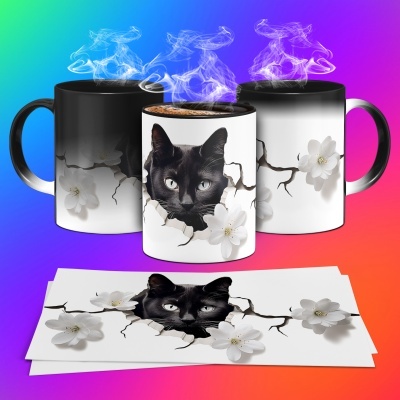 Caneca Halloween Imagem  3D