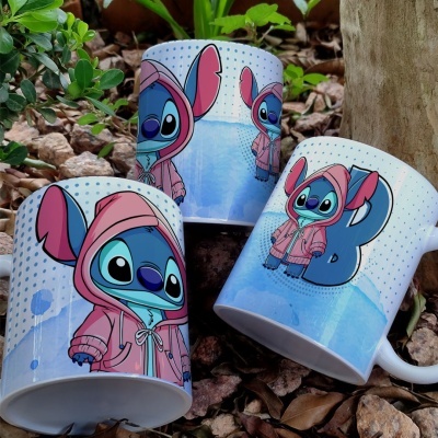 Caneca Alfabeto Stitch