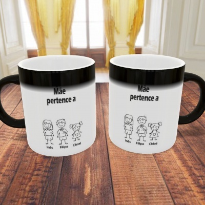 Caneca Esta espectacular Mãe pertence a