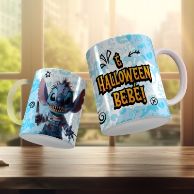 Caneca Stitch Hallowen