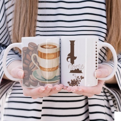 Caneca Alfabeto Café