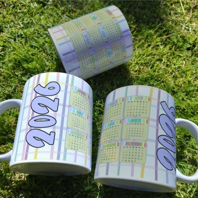 Caneca Calendário 2026