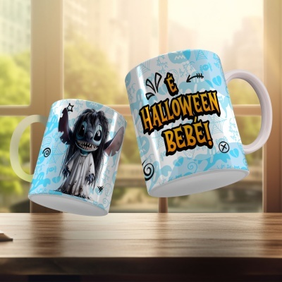 Caneca Stitch Hallowen