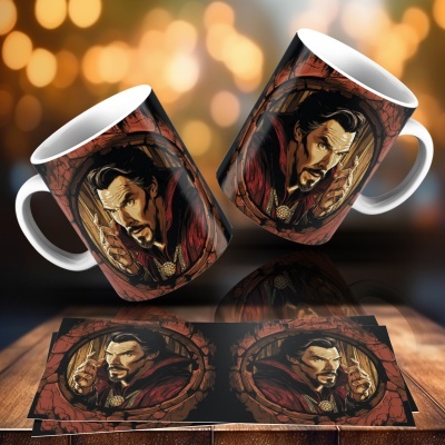 Caneca Heróis e Vilões Imagem 3D