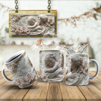 Caneca Mãe Mármore