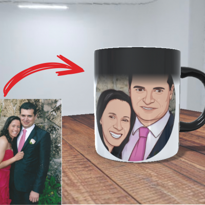 Caneca com Foto em desenho