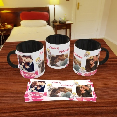 Canecas Love Collage - 9 Temas