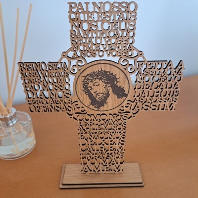 Moldura Pai Nosso com Imagem