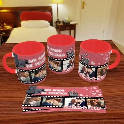 Canecas Love Collage - 9 Temas