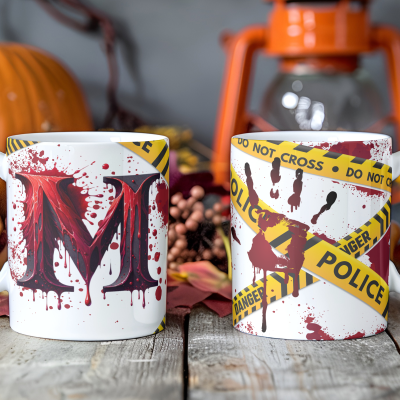 Caneca Alfabeto Hallowen