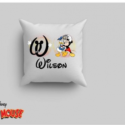 Capa de Almofada Personalizada Alfabeto Menino