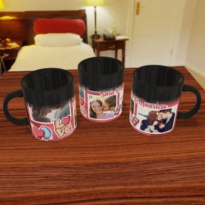 Canecas Love Collage - 9 Temas