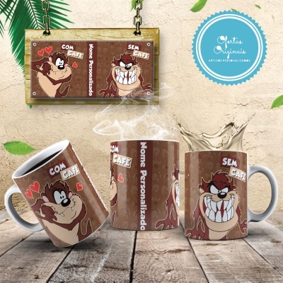 Caneca Looney Tunes Café Sem Café Personalizada