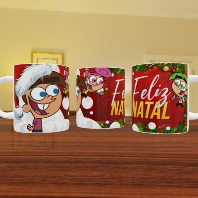 Canecas de Natal Infantil - 12 Temas