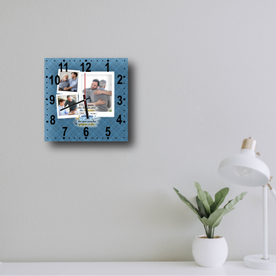 Relógio de Parede Pai Personalizado Relógio de Parede Pai Personalizado