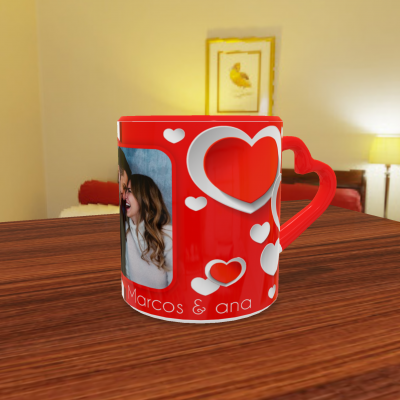 Canecas Namorados Texto e Fotos - 12 Temas