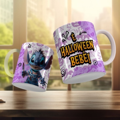 Caneca Stitch Hallowen