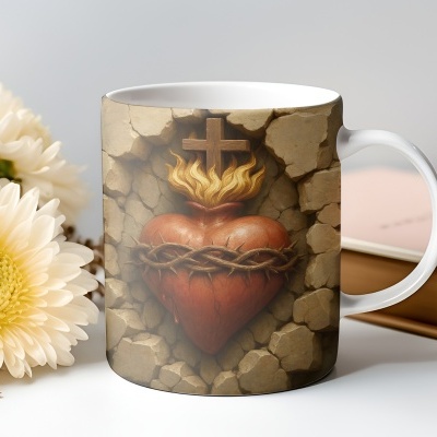 Caneca Sagrado Coração de Jesus