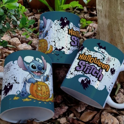 Caneca Stitch Hallowen