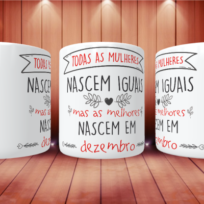 Caneca Aniversário Mulheres