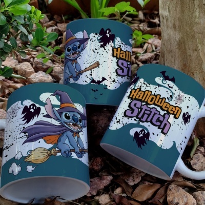 Caneca Stitch Hallowen