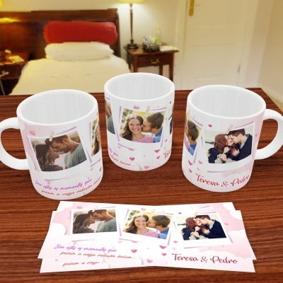 Canecas Love Collage - 9 Temas