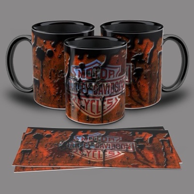 Canecas Marcas de Motas Lata de Óleo