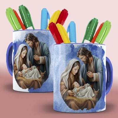 Caneca Presépio de Natal