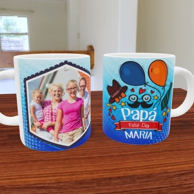 Caneca Papá Com Foto - 12 Imagens