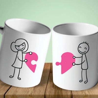 Par de Canecas Namorados Casais