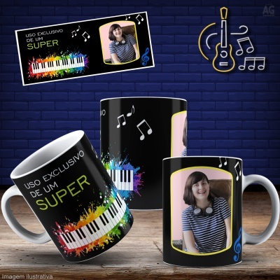 Caneca Música Uso Exclusivo de um...
