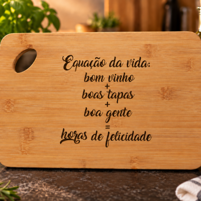 Tábua de Cozinha Equação da Vida