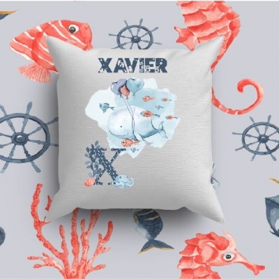 Almofada Alfabeto Menino Personalizado