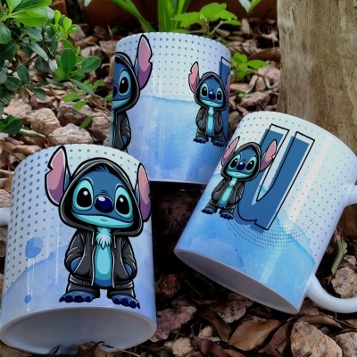 Caneca Alfabeto Stitch