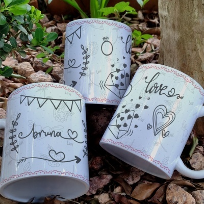 Caneca Casamento Personalizado