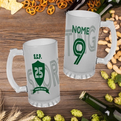 Caneca de Cerveja Sporting Bicampeão