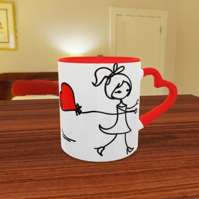 Par de Canecas "Balões Namorados"