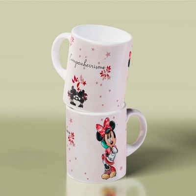 Canecas Coleção Love Minnie e Mickey