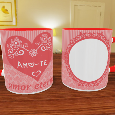 Caneca Namorados Com Foto - 18 Temas
