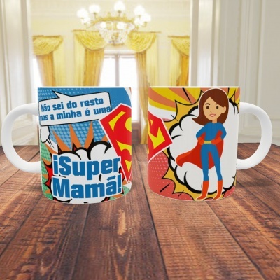 Caneca Dia da Mãe - 10 Imagens