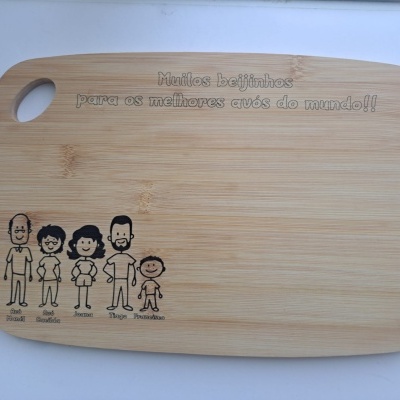 Tábua de Cozinha Personalizada "Avós"