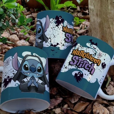Caneca Stitch Hallowen