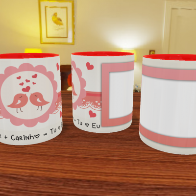 Caneca Namorados Com Foto - 18 Temas