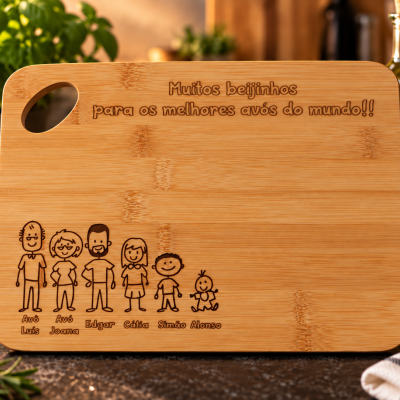 Tábua de Cozinha Personalizada "Avós"