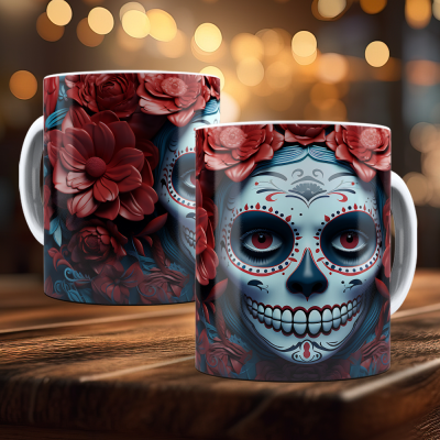 Caneca Dia dos Mortos