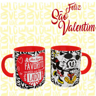 Canecas Mickey Love - 7 Temas