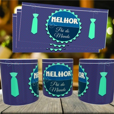 Caneca Melhor Pai do Mundo - 6 Imagens