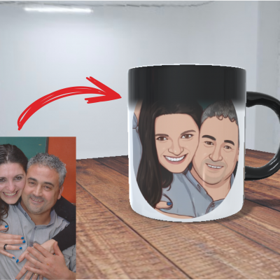 Caneca com Foto em desenho