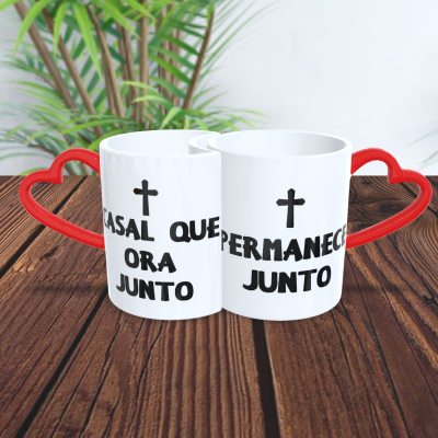 Par de Canecas Namorados Casais